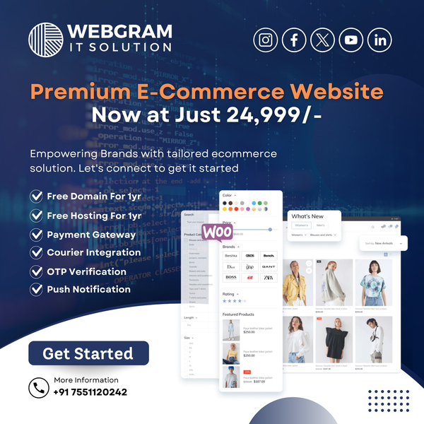 Cover photo of Webgram it Solution